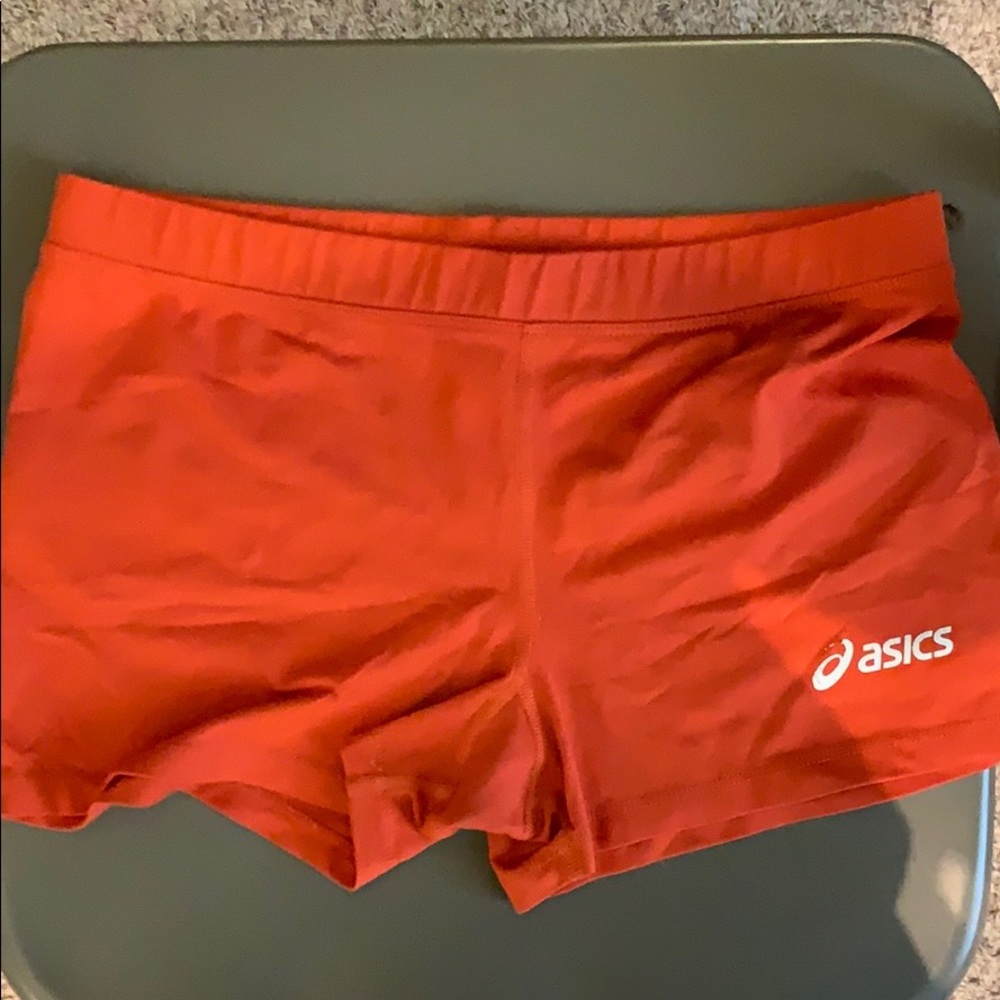 orange spandex
